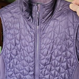 LL Bean Quilted Purple Women's Vest
